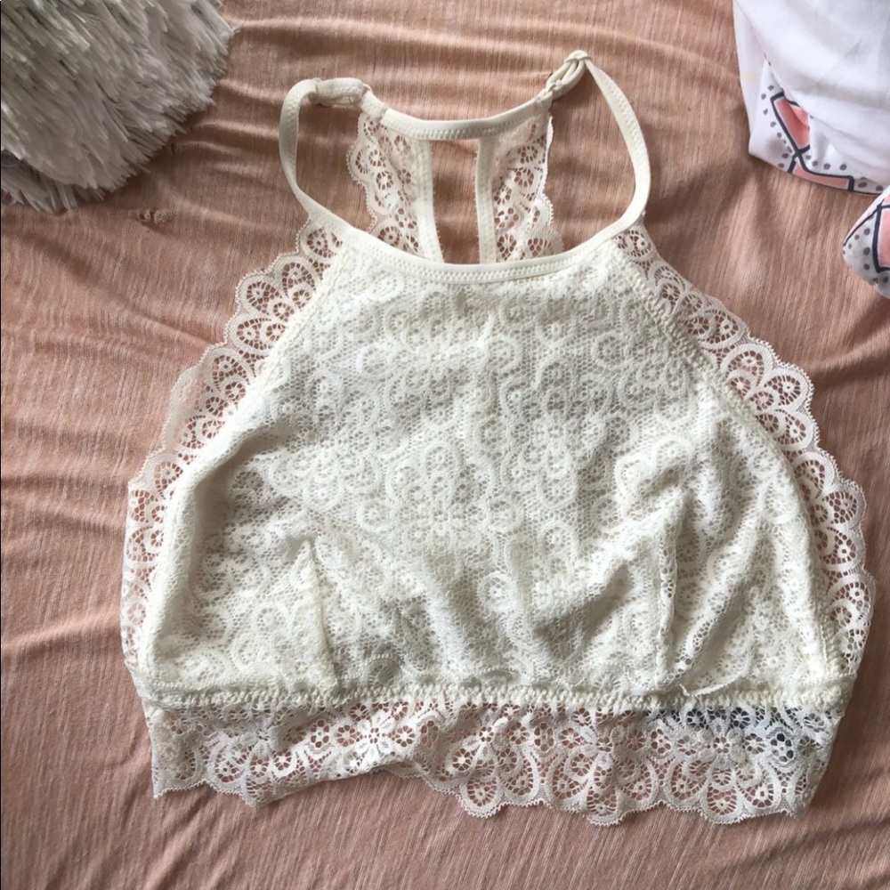 Aerie high neck bra-let